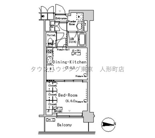 パークアクシス辰巳ステージの物件間取画像